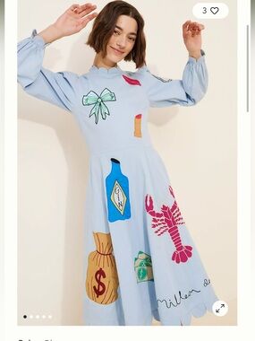 Stella Nova Handcrafted Circus Midi Dress